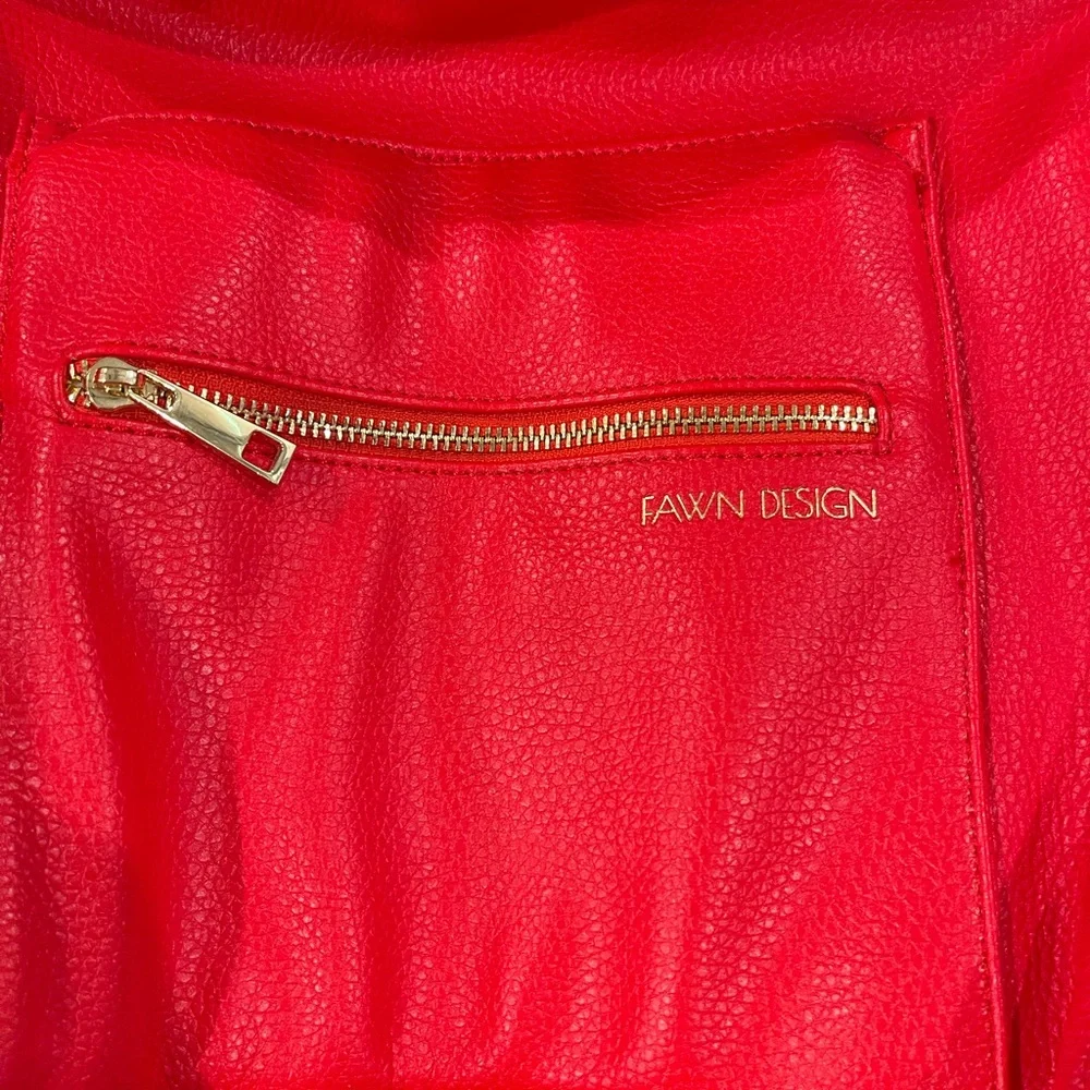Fawn Design Red Original Diaper Bag